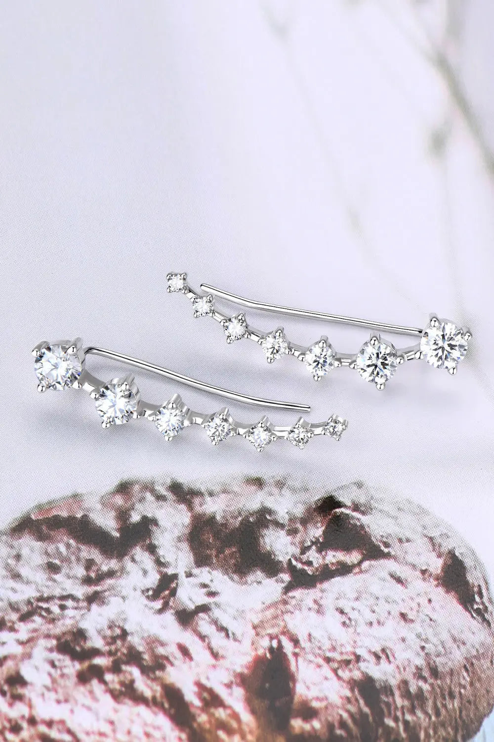 1.9 Carat Moissanite 925 Sterling Silver Earrings - SmileBen