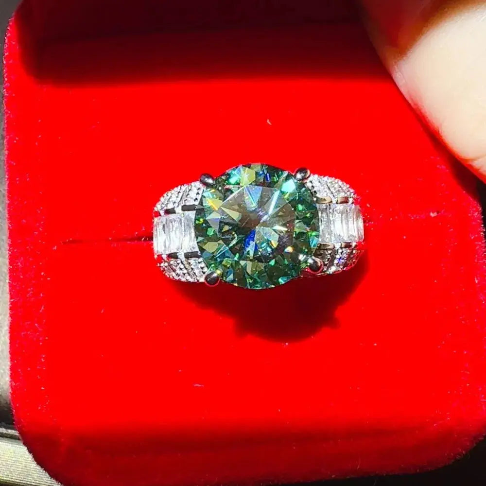 5 Carat Moissanite 925 Sterling Silver Ring - SmileBen
