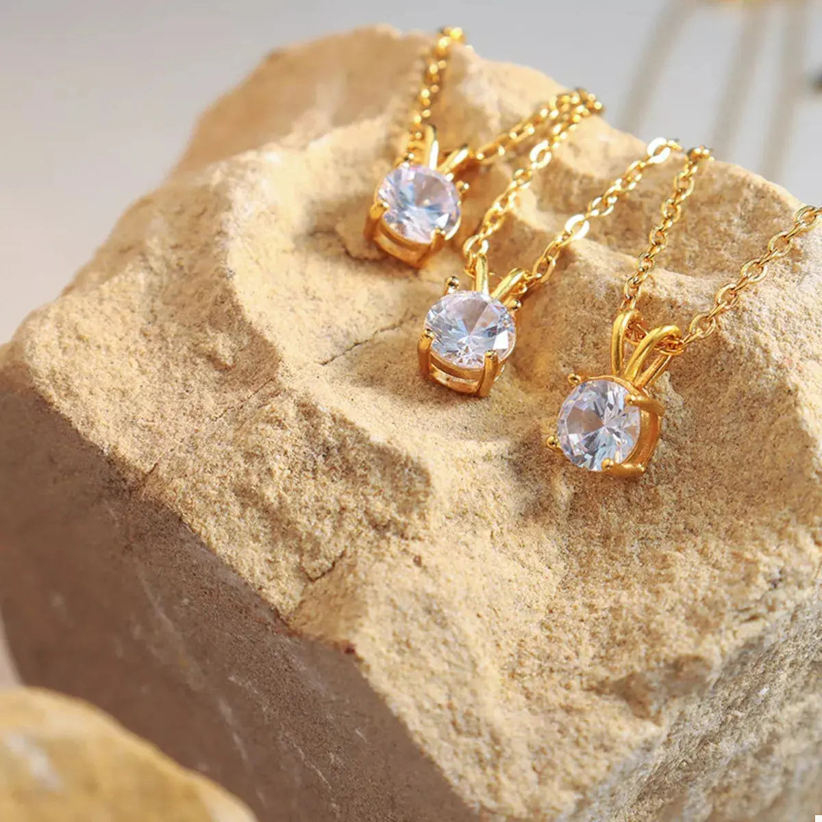 18K Gold-Plated Pendant Necklace - SmileBen