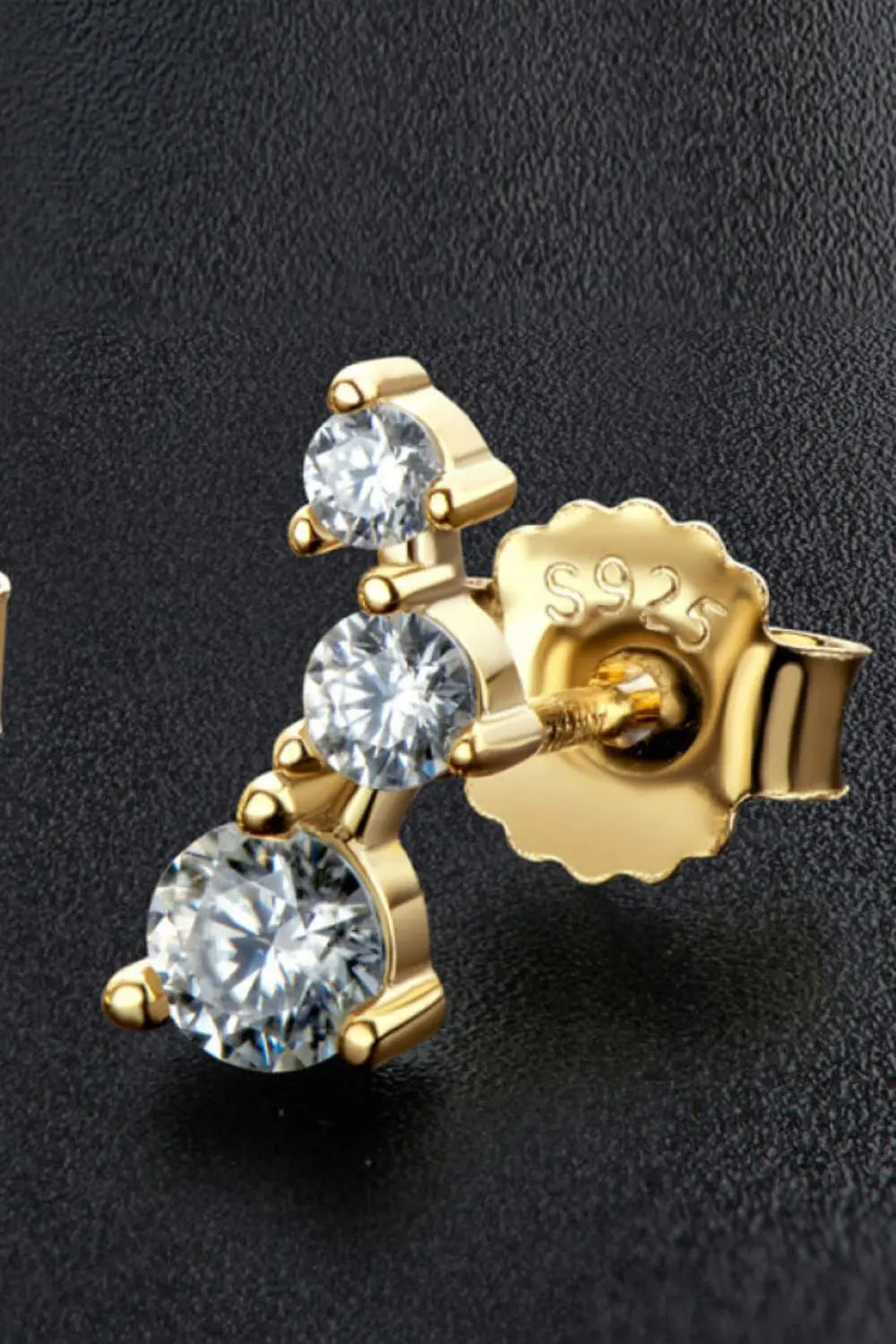 Adored Your Way Moissanite Stud Earrings - SmileBen