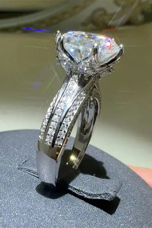 5 Carat Moissanite 925 Sterling Silver Ring - SmileBen