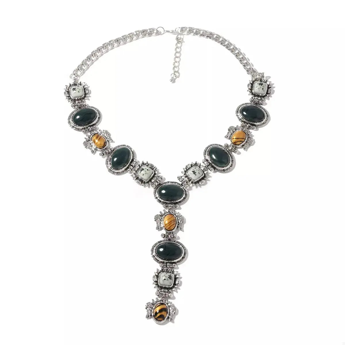 Resin Zinc Alloy Y-Shape Necklace - SmileBen