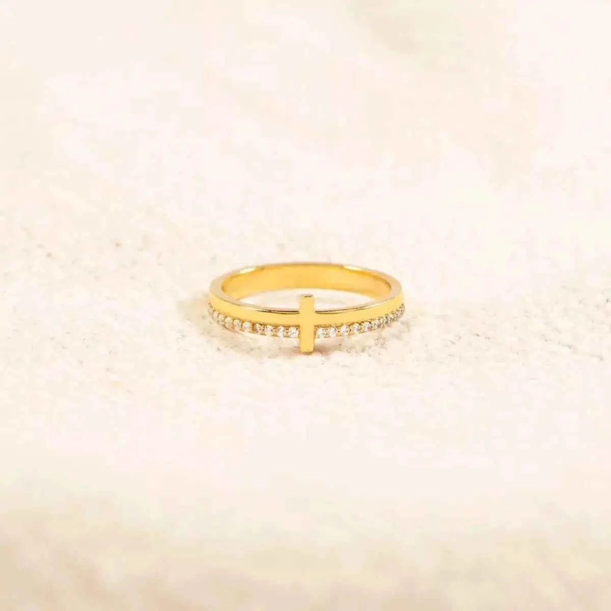 925 Sterling Silver Cross Ring - SmileBen