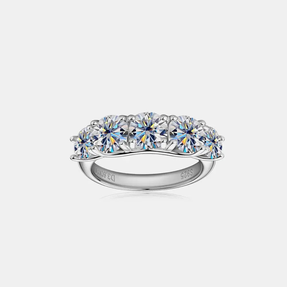 3.6 Carat Moissanite 925 Sterling Silver Ring - SmileBen