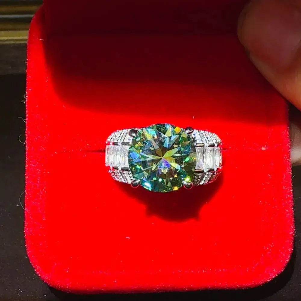5 Carat Moissanite 925 Sterling Silver Ring - SmileBen