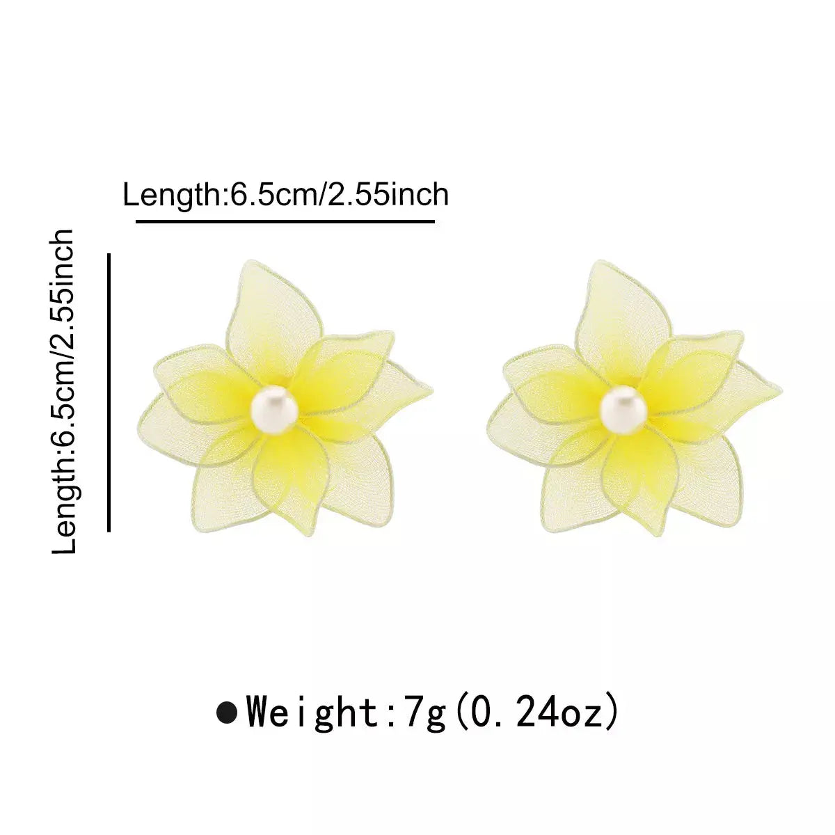 Flower Pearl Stud Earrings - SmileBen