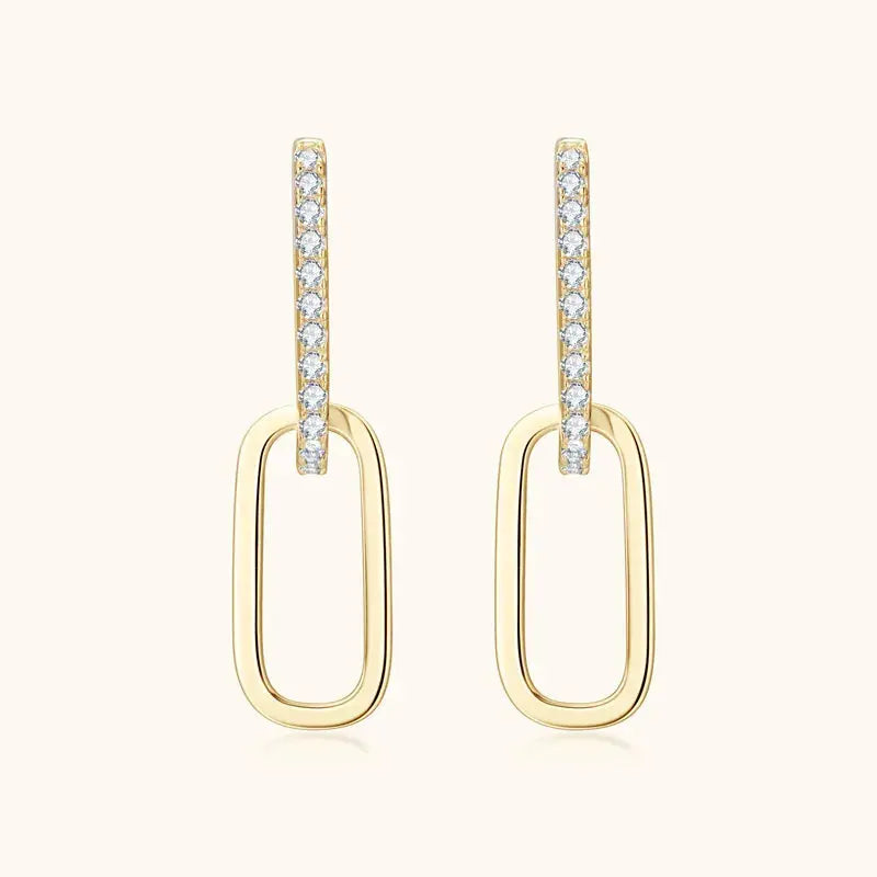 925 Sterling Silver Moissanite Earrings - SmileBen
