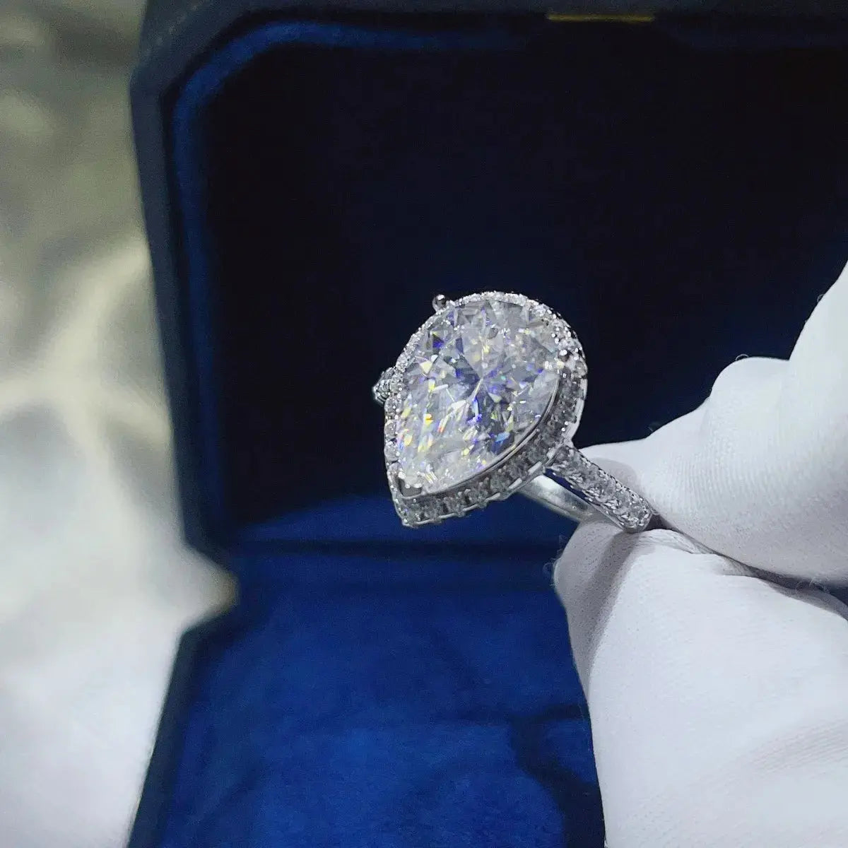 2 Carat Moissanite 925 Sterling Silver Ring - SmileBen