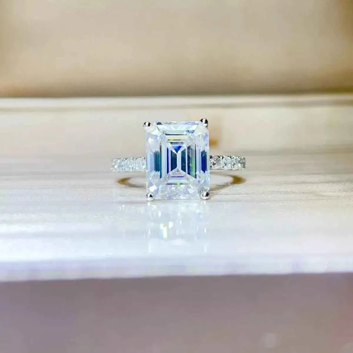 5 Carat Moissanite 925 Sterling Silver Ring