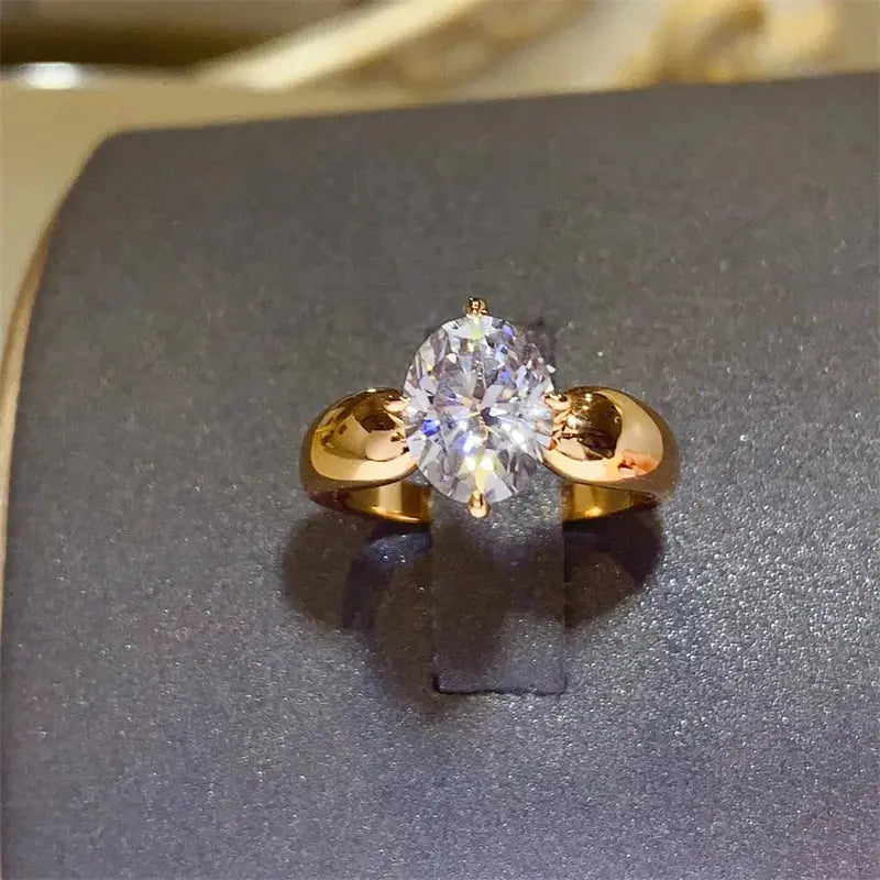 2 Carat Moissanite 925 Sterling Silver Ring - SmileBen