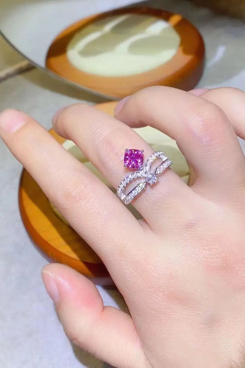 At Your Best 1 Carat Moissanite Ring - SmileBen
