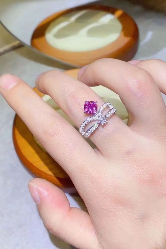 At Your Best 1 Carat Moissanite Ring - SmileBen