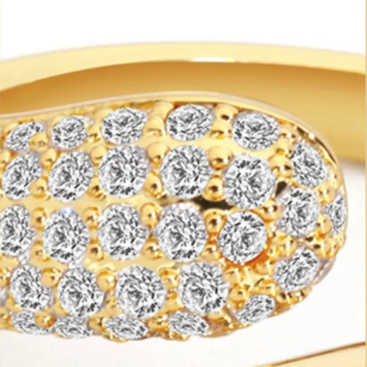 18K Gold-Plated Open Ring - SmileBen