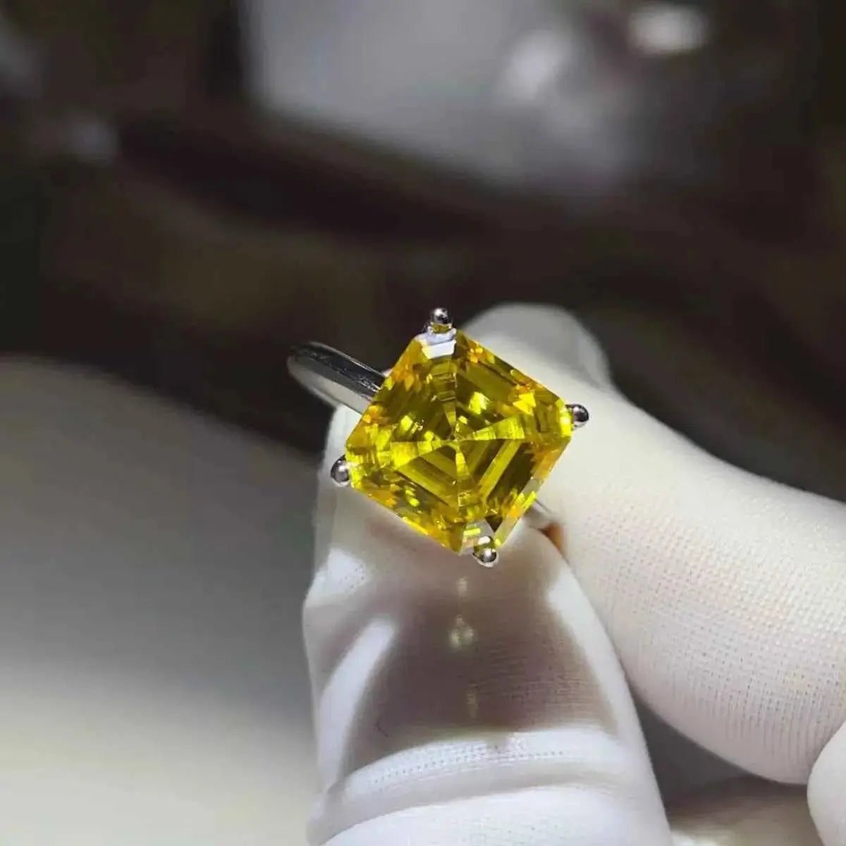 5 Carat Moissanite 925 Sterling Silver Ring - SmileBen