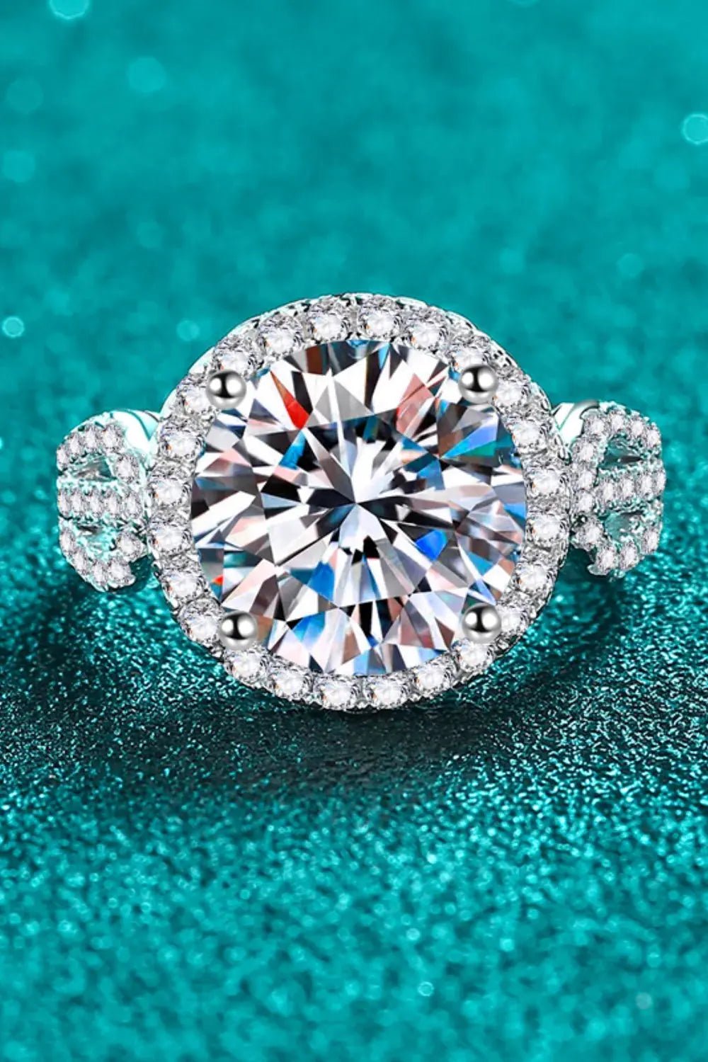 5 Carat Moissanite 925 Sterling Silver Ring - SmileBen