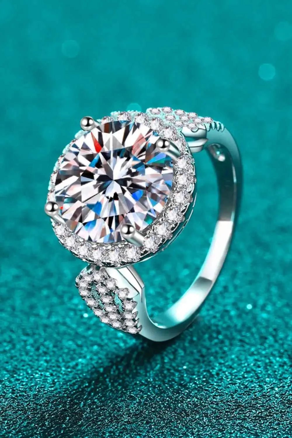 5 Carat Moissanite 925 Sterling Silver Ring - SmileBen