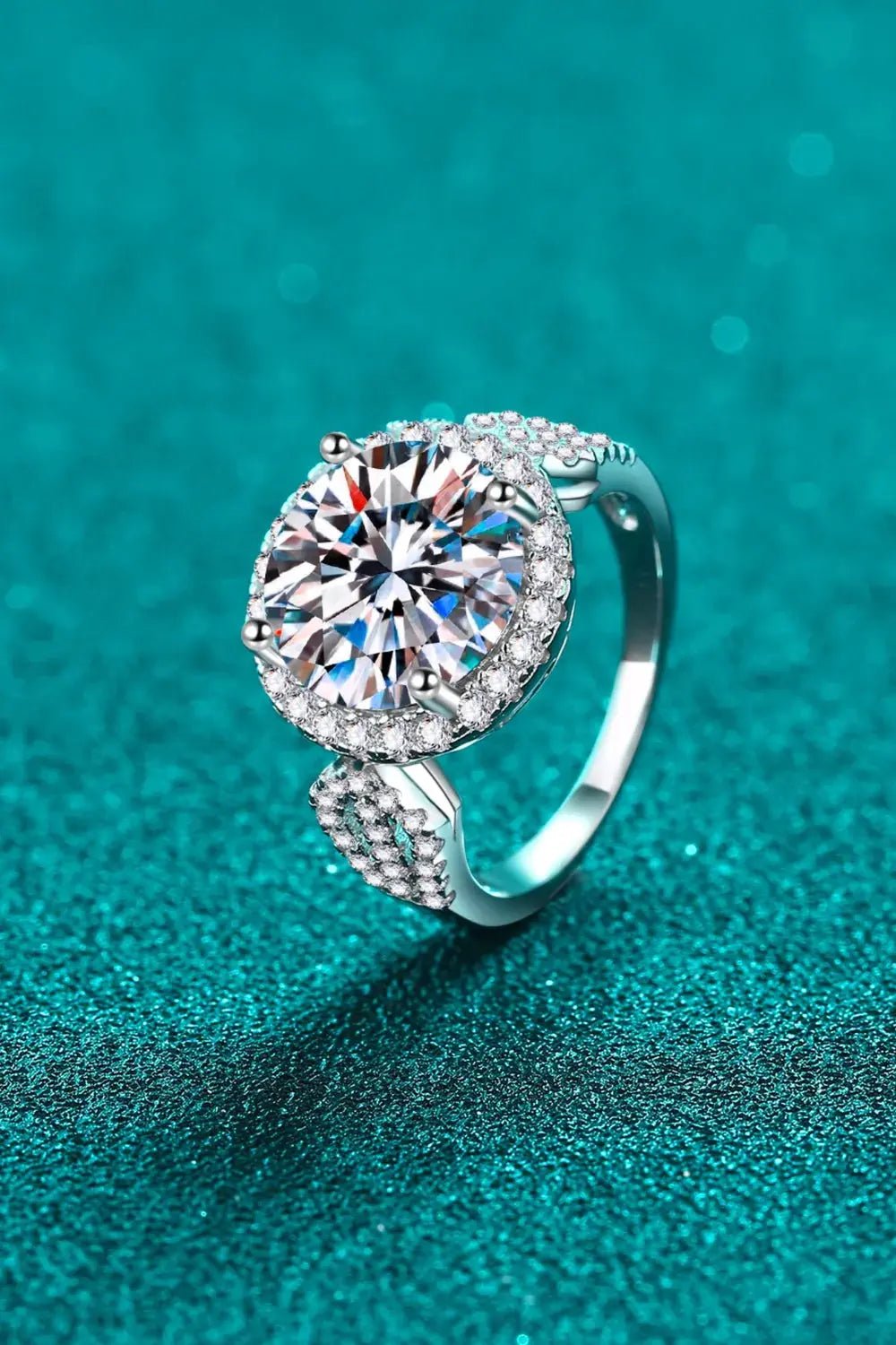 5 Carat Moissanite 925 Sterling Silver Ring - SmileBen