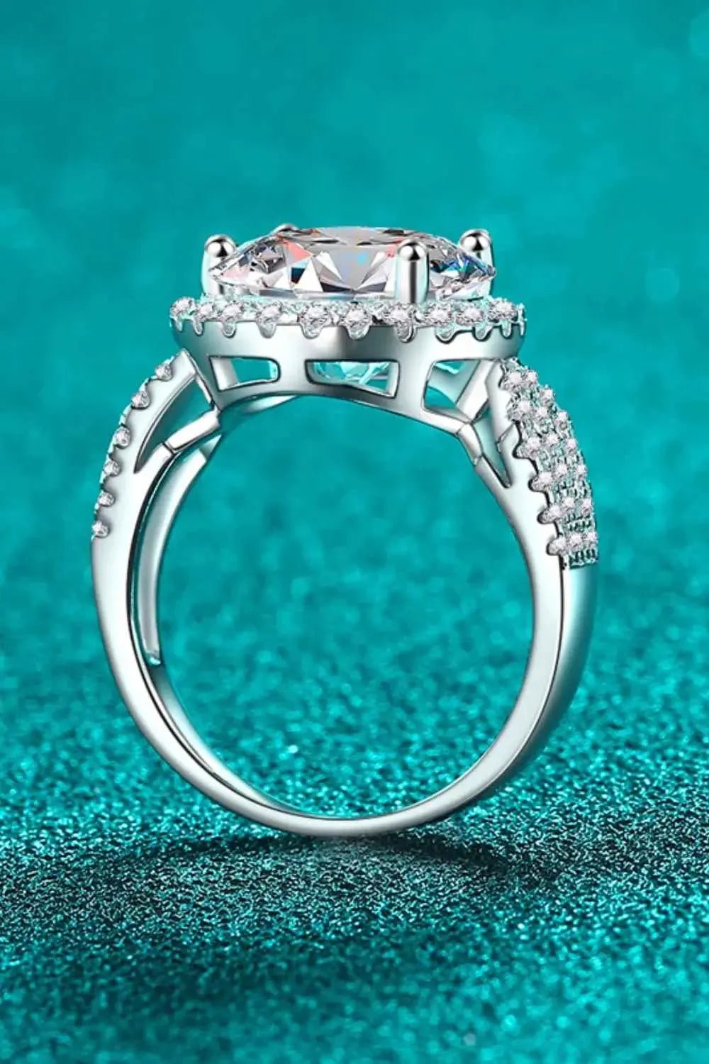 5 Carat Moissanite 925 Sterling Silver Ring - SmileBen