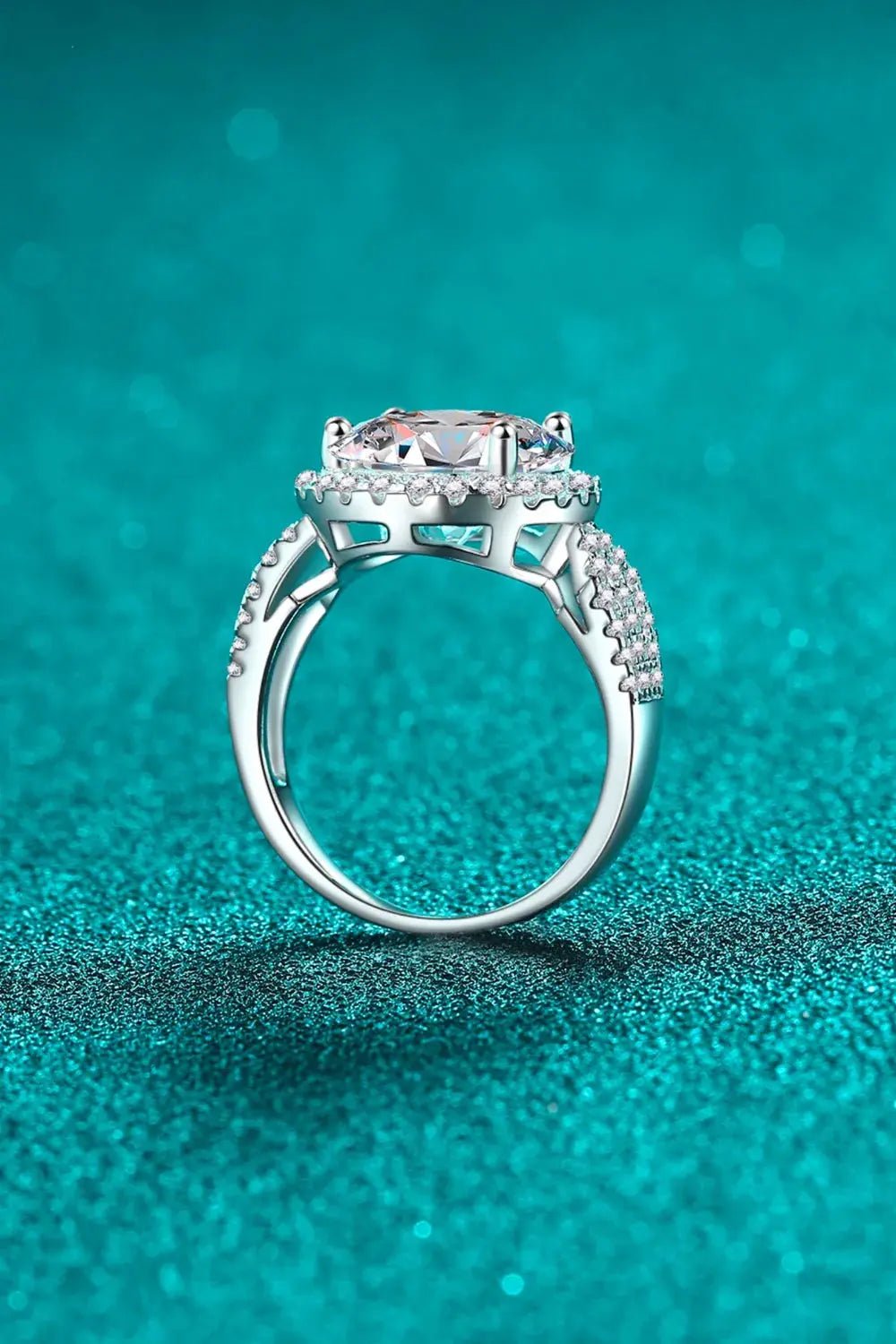5 Carat Moissanite 925 Sterling Silver Ring - SmileBen