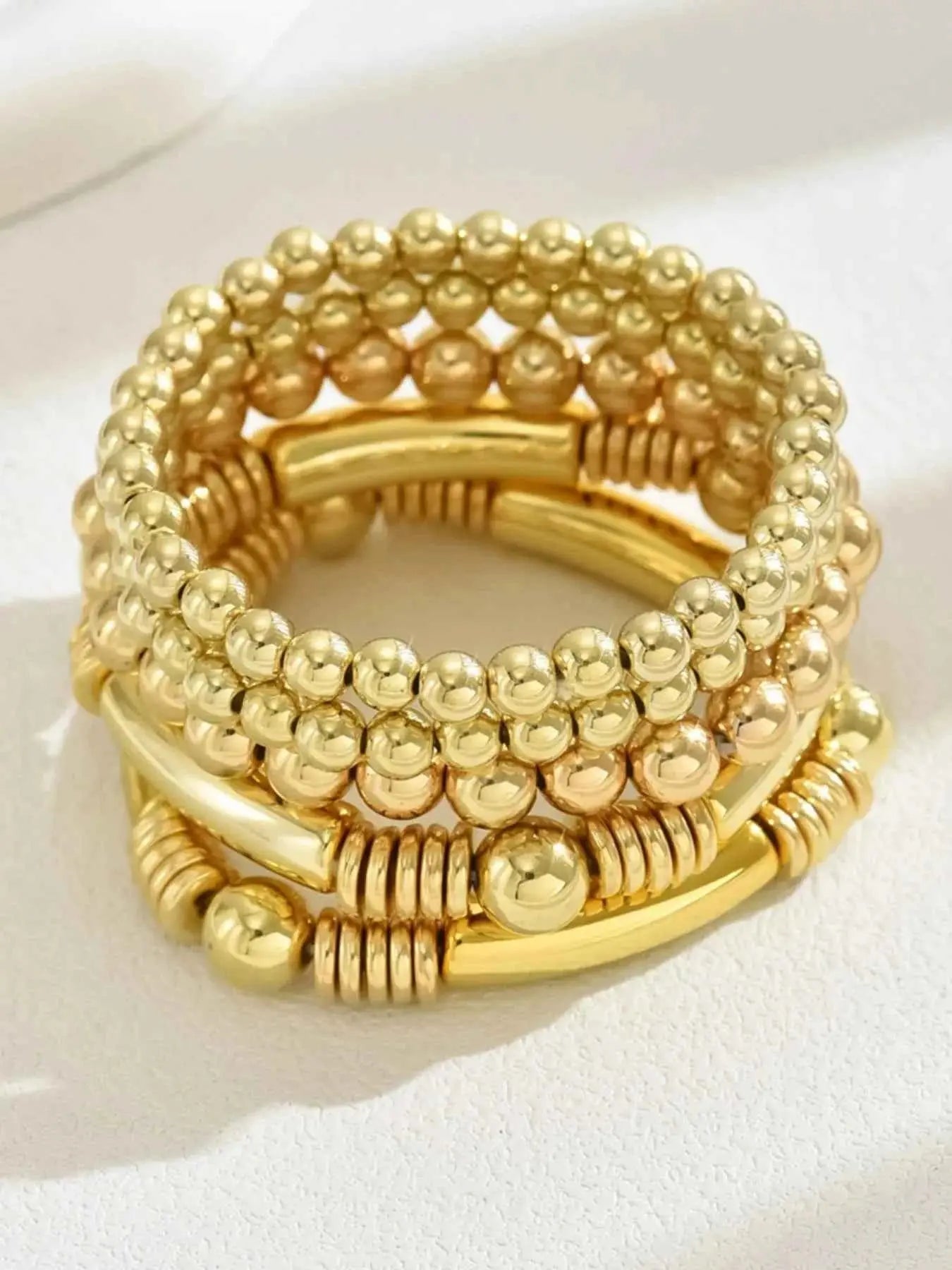 5 Piece Plastic Beaded Bracelet - SmileBen