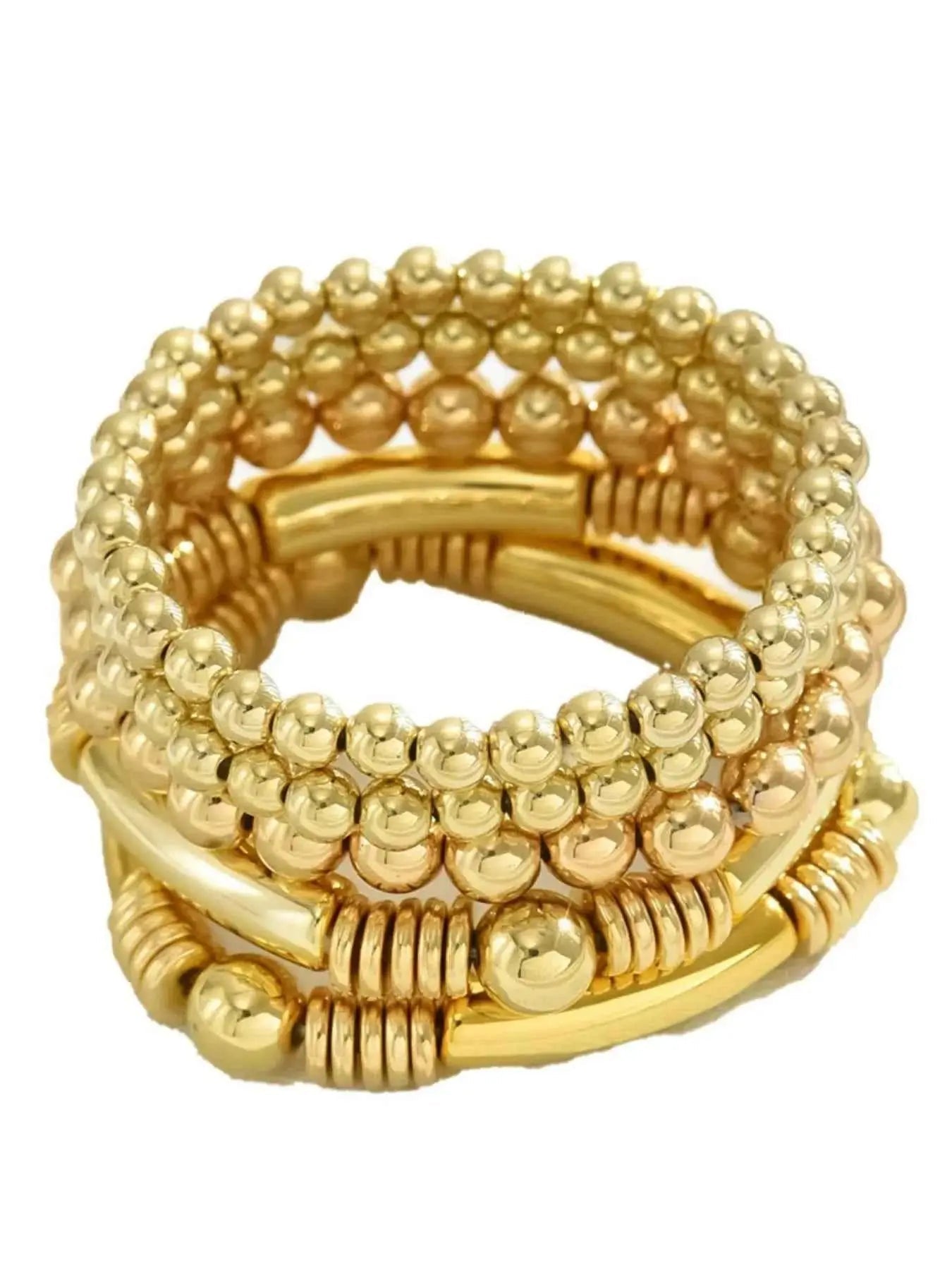 5 Piece Plastic Beaded Bracelet - SmileBen