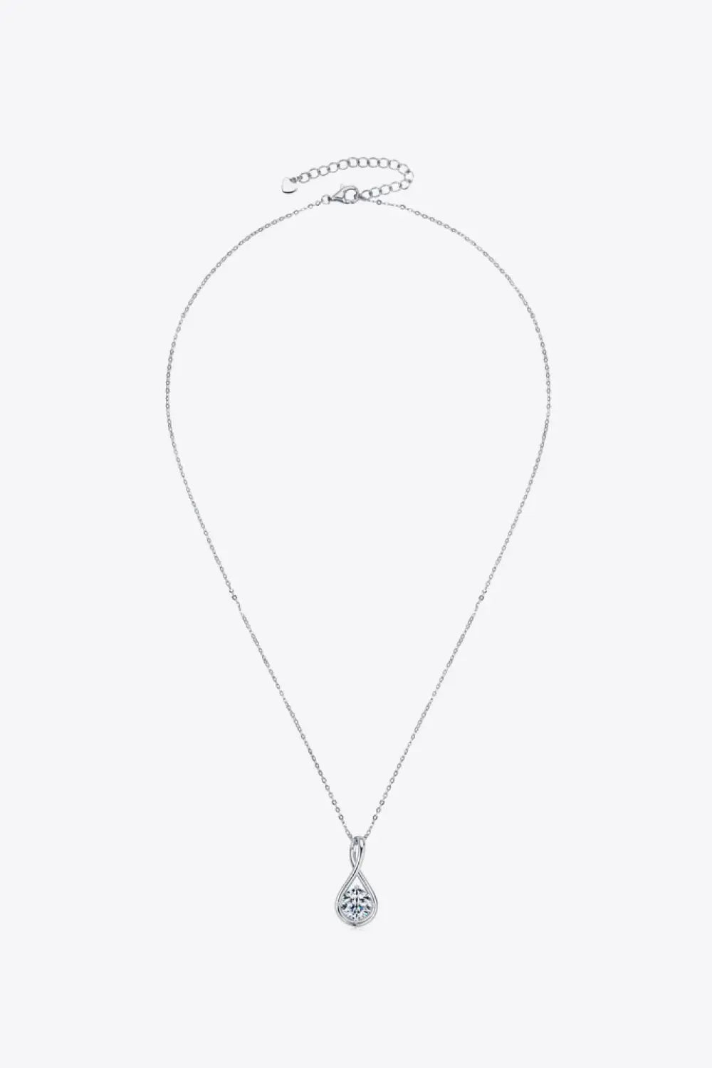2 Carat Moissanite 925 Sterling Silver Necklace - SmileBen