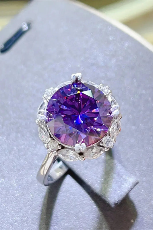 5 Carat Moissanite 925 Sterling Silver Ring - SmileBen