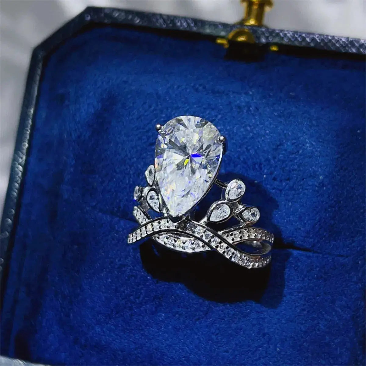 5 Carat Moissanite 925 Sterling Silver Ring - SmileBen