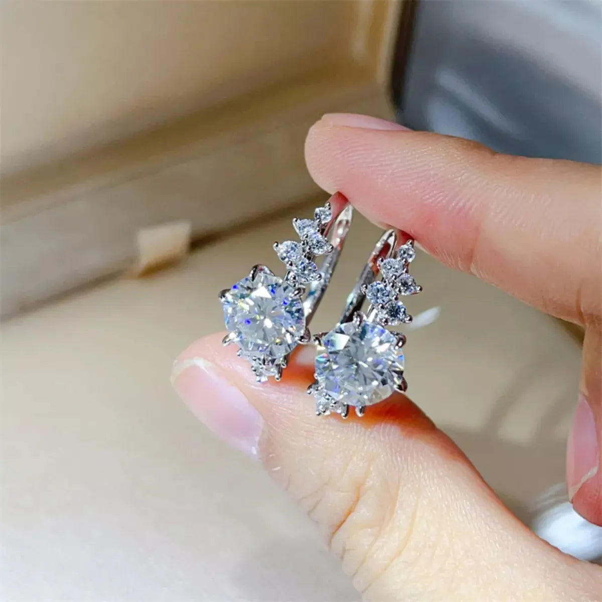 3 Carat Moissanite 925 Sterling Silver Ring - SmileBen