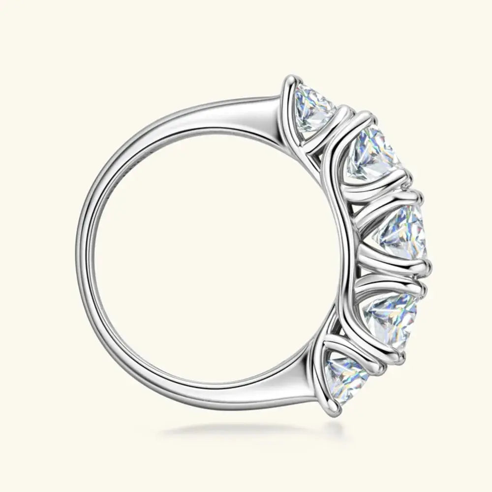 3.6 Carat Moissanite 925 Sterling Silver Ring - SmileBen