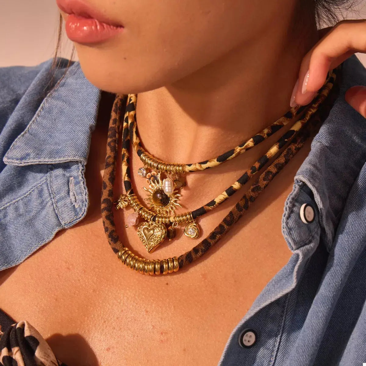 Leopard 18K Gold-Plated Necklace - SmileBen