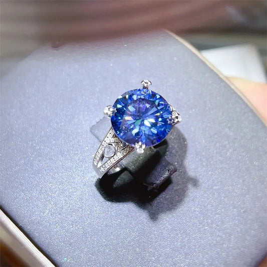 5 Carat Moissanite 925 Sterling Silver Ring - SmileBen