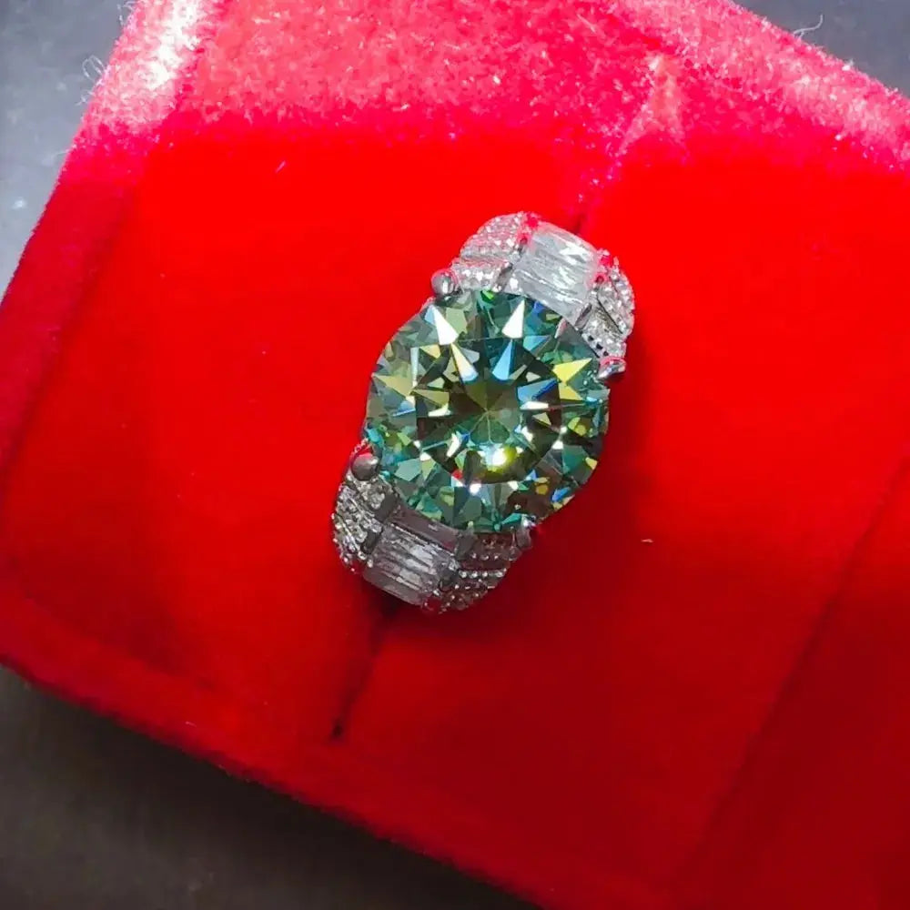 5 Carat Moissanite 925 Sterling Silver Ring - SmileBen
