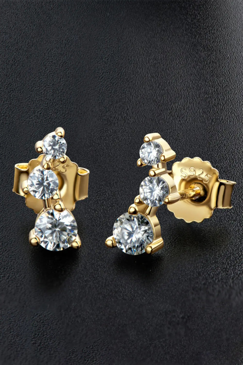Adored Your Way Moissanite Stud Earrings - SmileBen