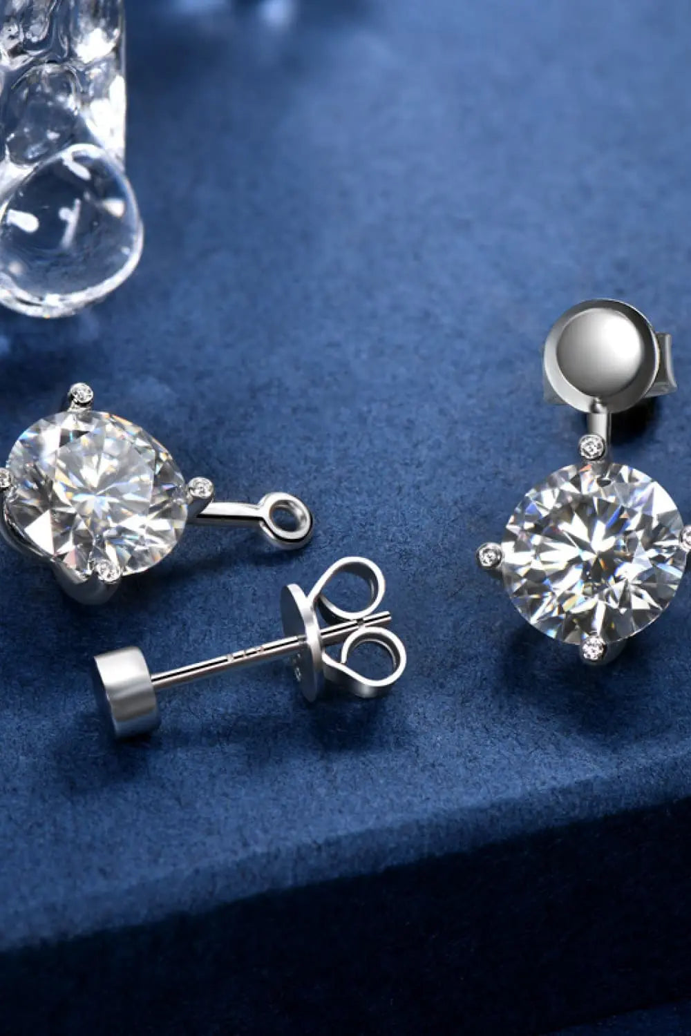 Adored 4 Carat Moissanite Drop Earrings - SmileBen