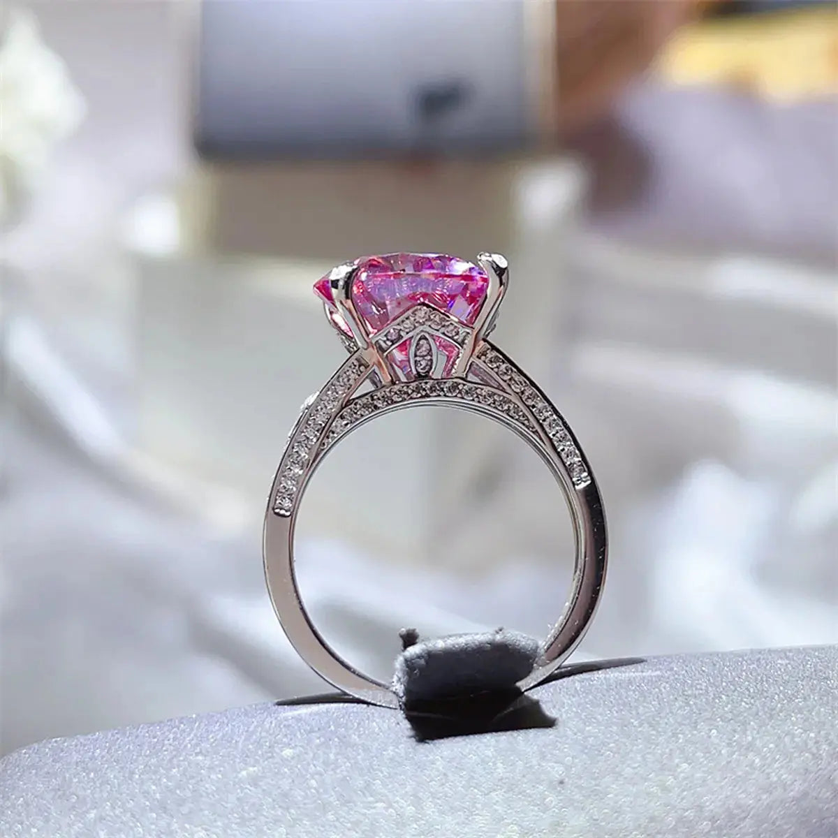 5 Carat Moissanite 925 Sterling Silver Ring - SmileBen
