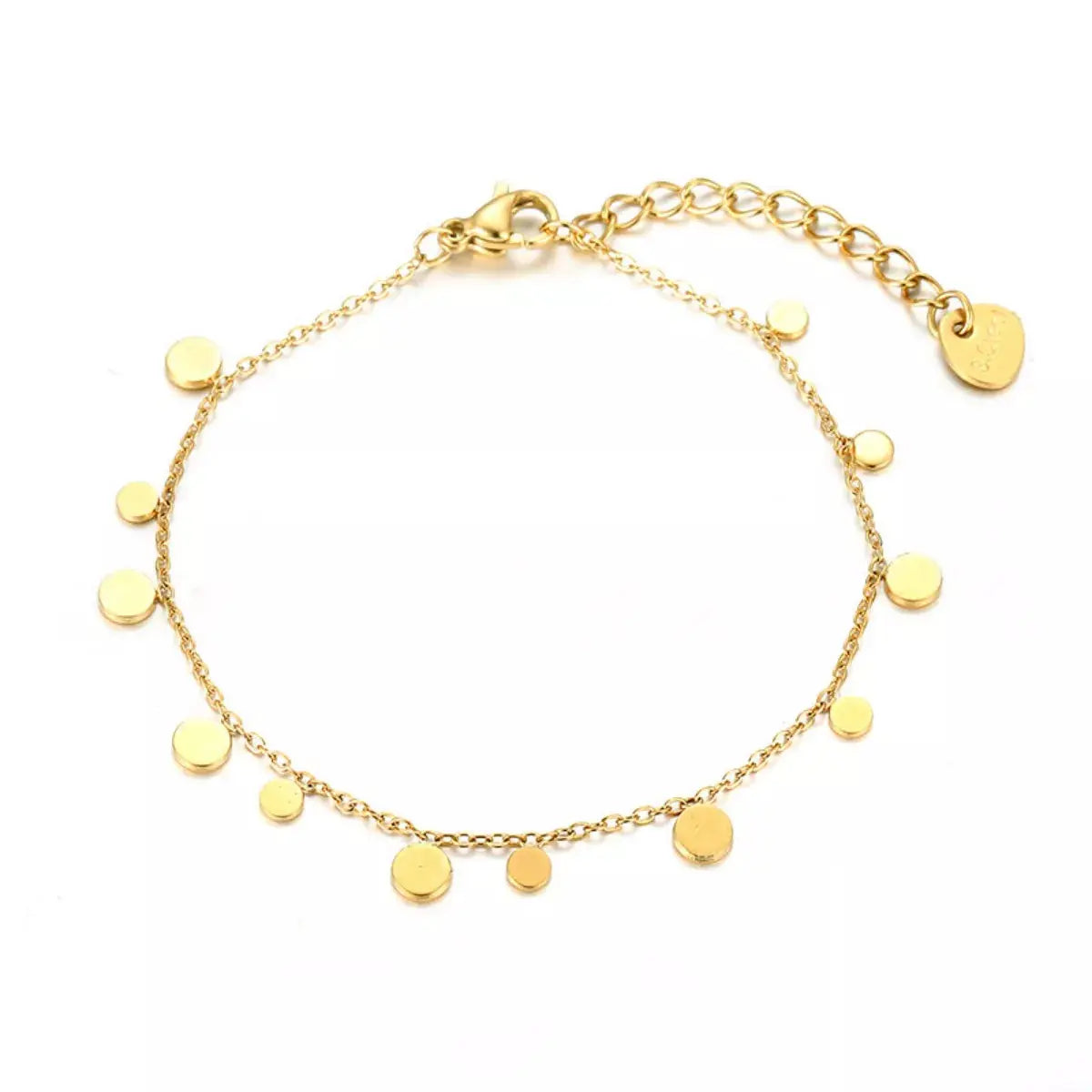 18K Gold-Plated Charm Bracelet - SmileBen