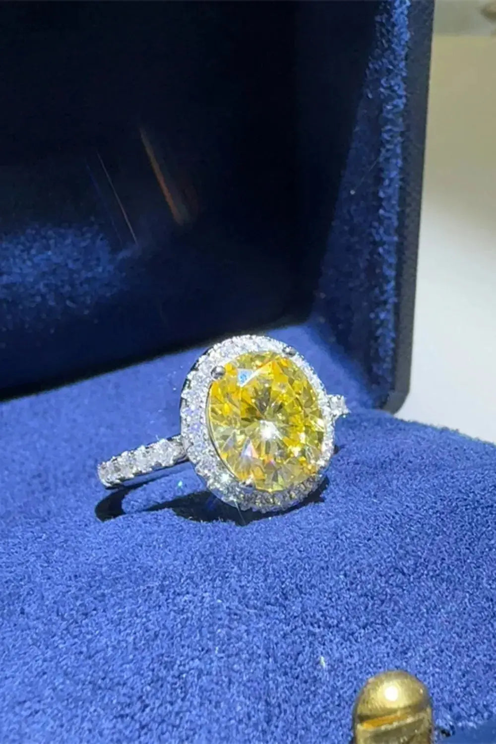 3 Carat Moissanite 925 Sterling Silver Ring - SmileBen