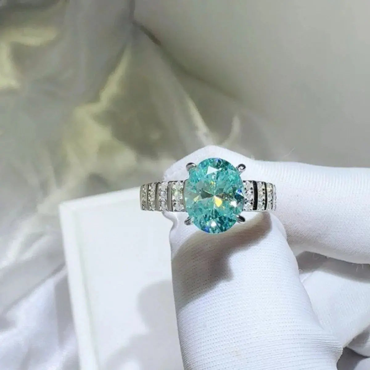 2 Carat Moissanite 925 Sterling Silver Ring - SmileBen