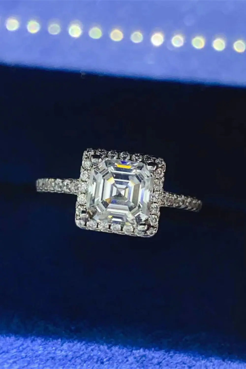 2 Carat Moissanite 925 Sterling Silver Ring - SmileBen