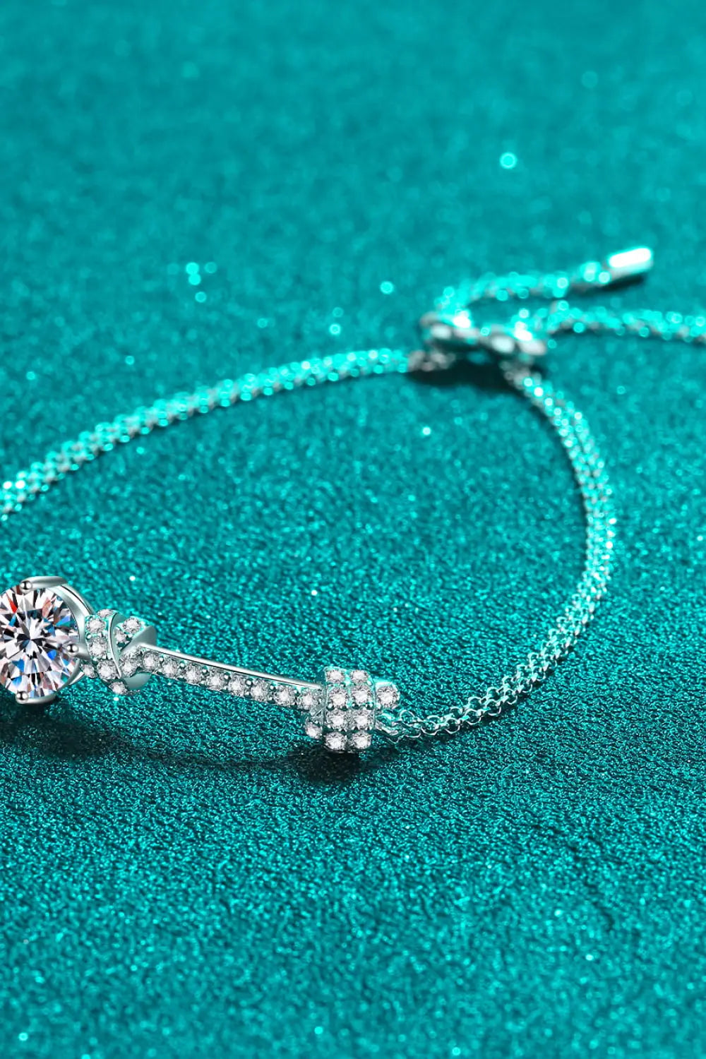 2 Carat Moissanite 925 Sterling Silver Bracelet - SmileBen