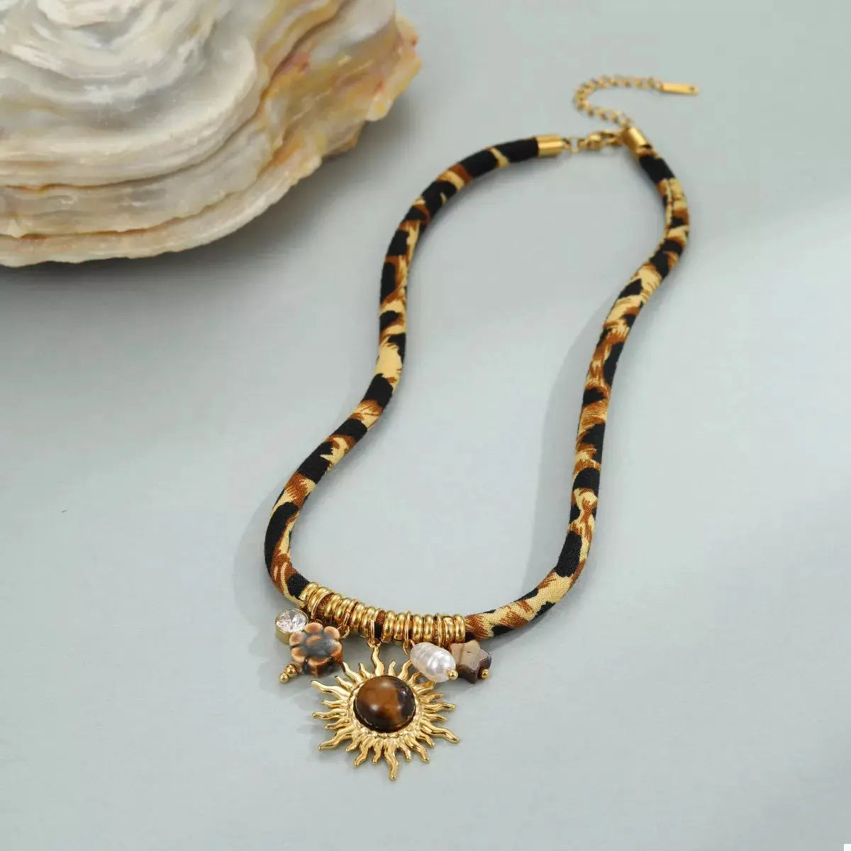 Leopard 18K Gold-Plated Necklace - SmileBen