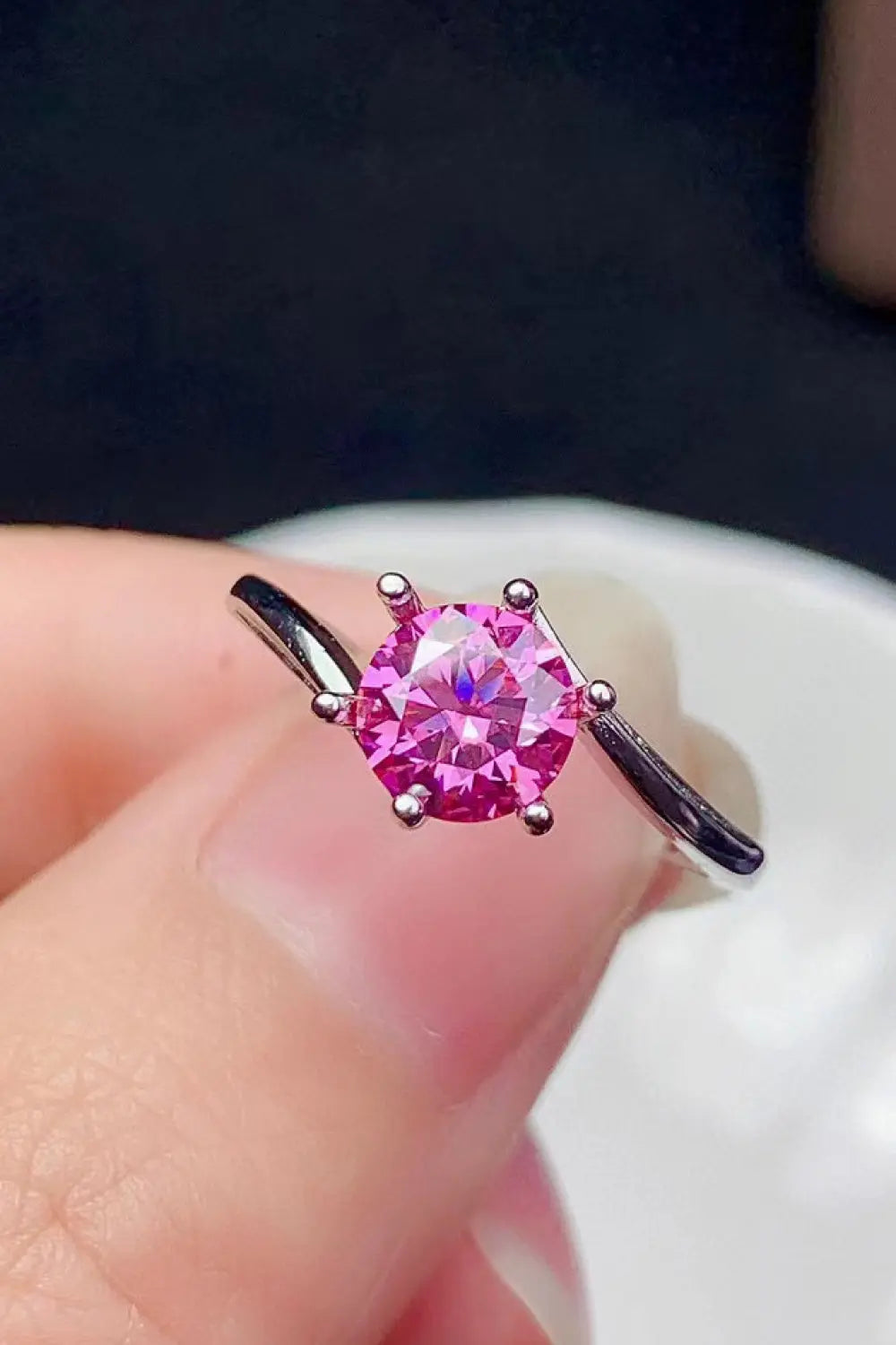 Can't Stop Your Shine 1 Carat Moissanite Ring - SmileBen