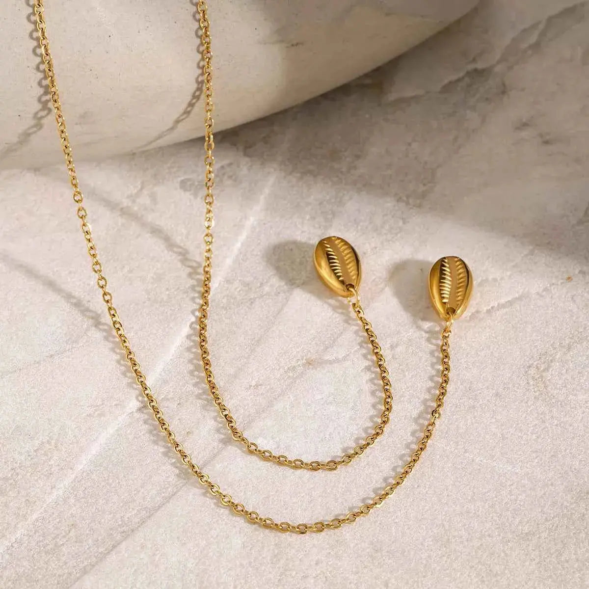 18K Gold-Plated Y-Shaped Necklace