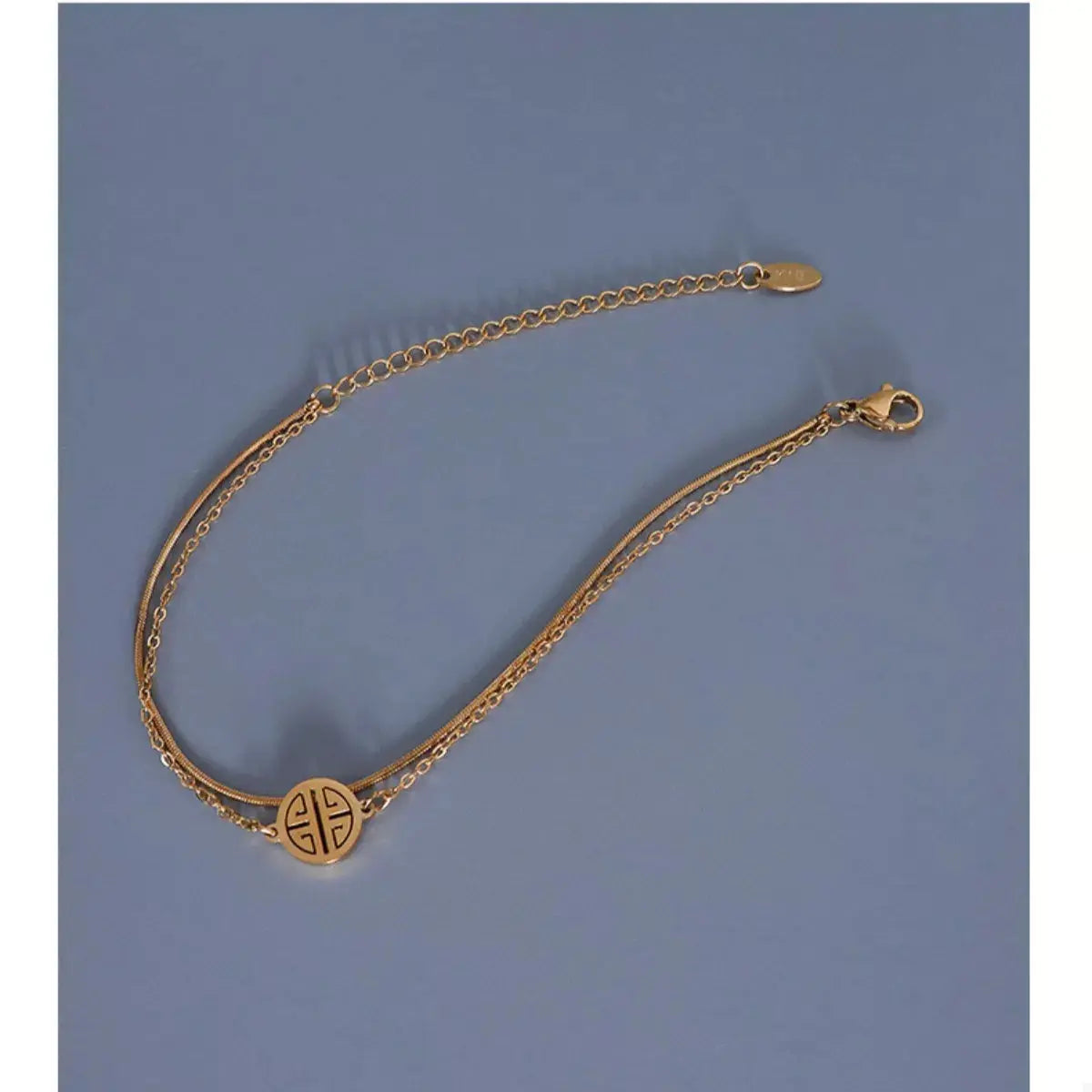 18K Gold-Plated Double Layered Bracelet - SmileBen