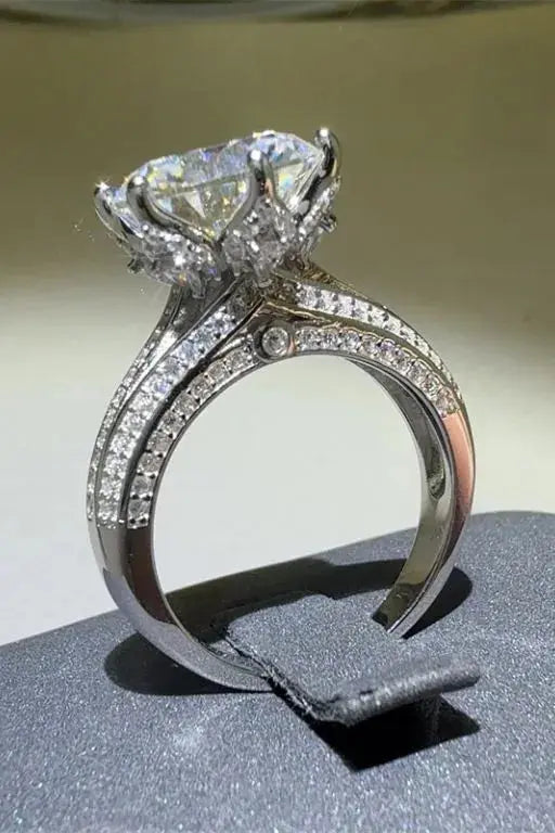 5 Carat Moissanite 925 Sterling Silver Ring - SmileBen