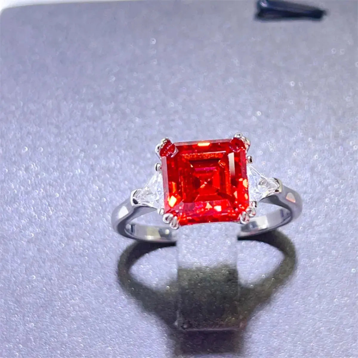 3 Carat Moissanite 925 Sterling Silver Ring - SmileBen