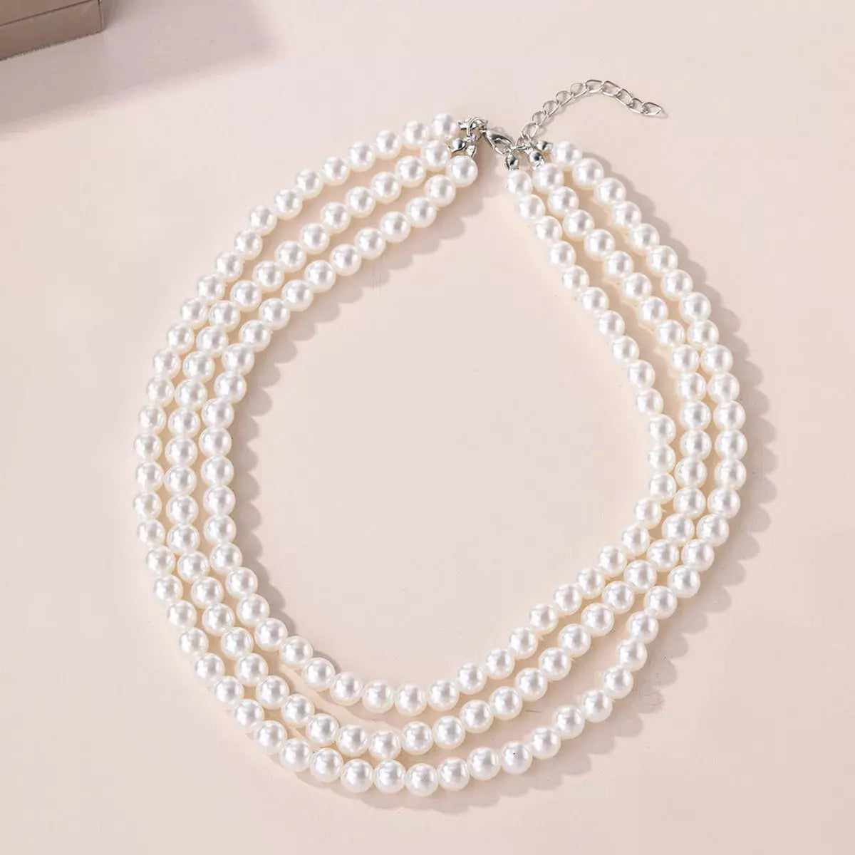 Three-Layered Pearl Necklace - SmileBen