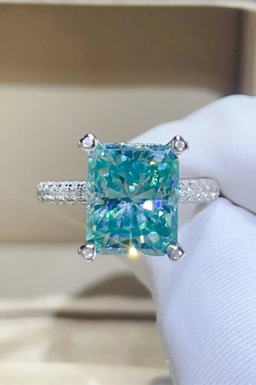 5 Carat Moissanite 925 Sterling Silver Ring - SmileBen