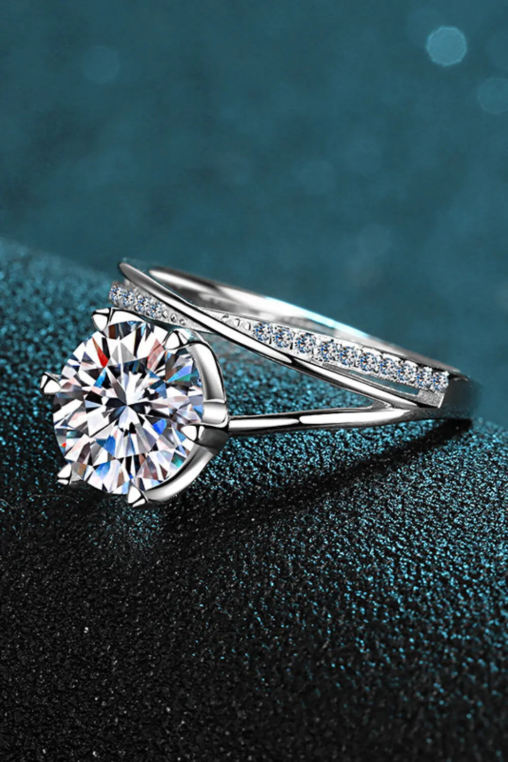 3 Carat Moissanite 6-Prong Ring - SmileBen